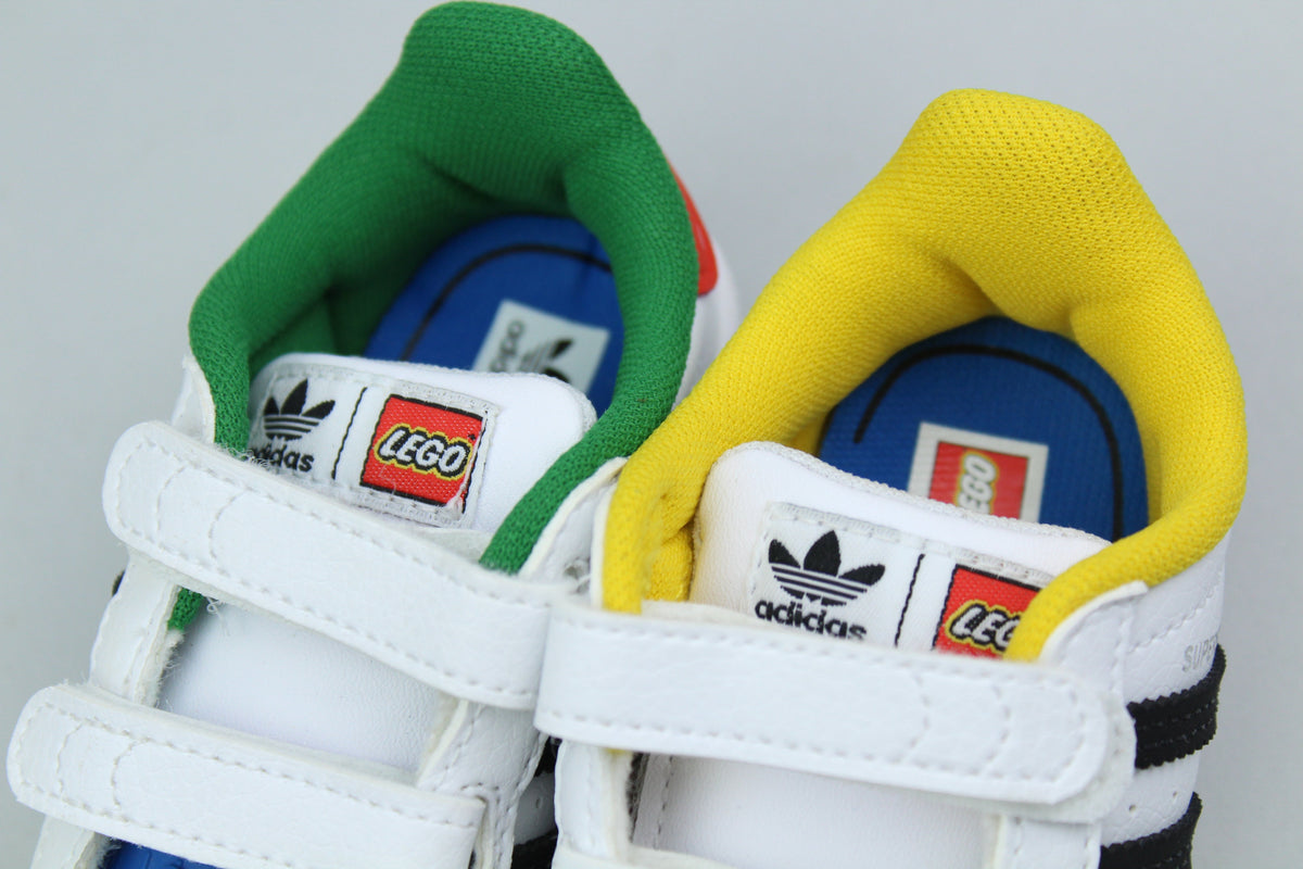 Adidas Superstar LEGO White (TD) - Size 19 (ARCHIVE)