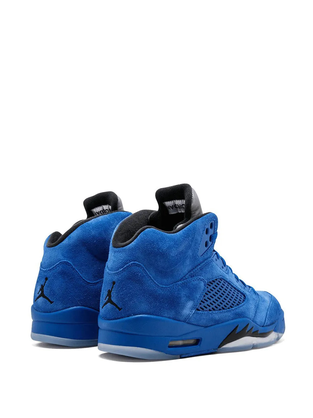 Air Jordan 5 Retro Blue Suede Sneakers