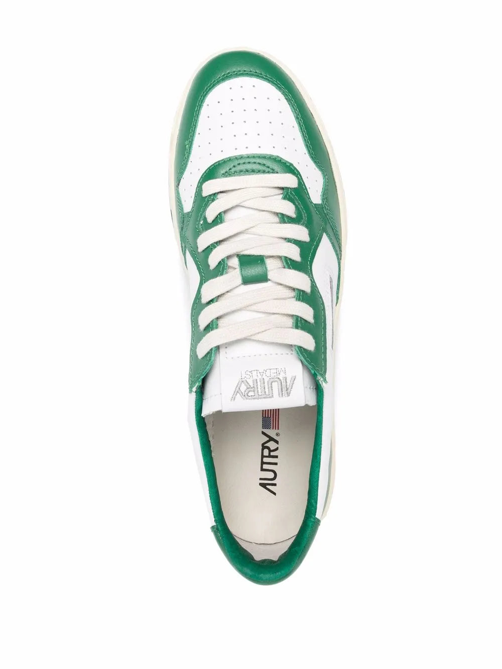 Autry Two-Tone Lace-Up Sneakers