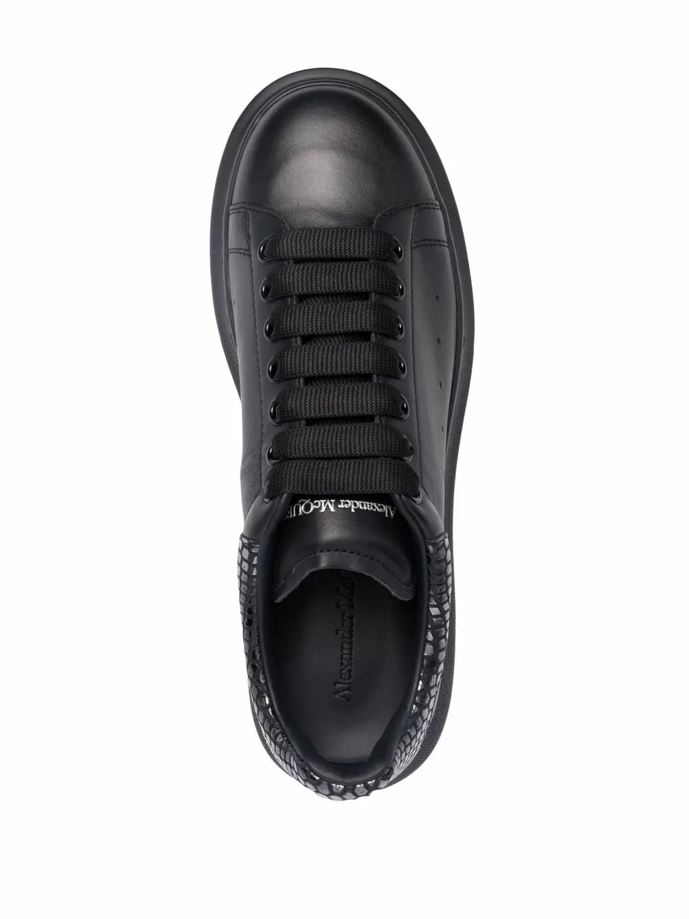 Alexander Mcqueen Oversized Snakeskin-Effect Sneakers