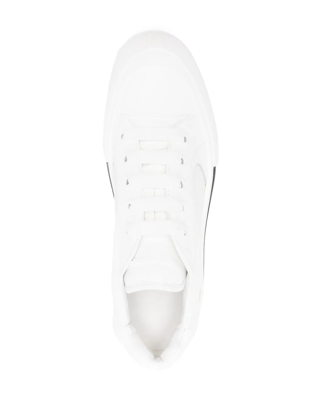 Alexander Mcqueen Skate Deck Plimsoll Leather Sneakers