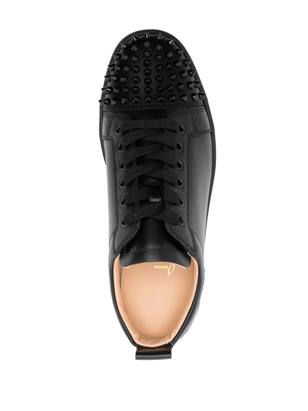 Christian Louboutin Junior Spikes Leather Sneakers