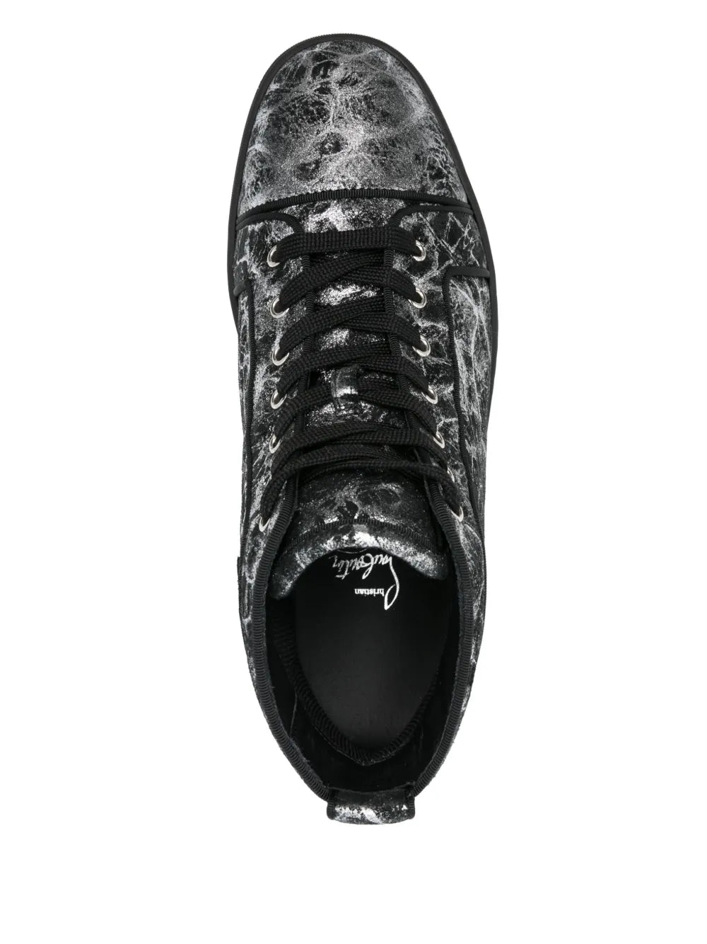 Christian Louboutin Metallic-Effect Sneakers