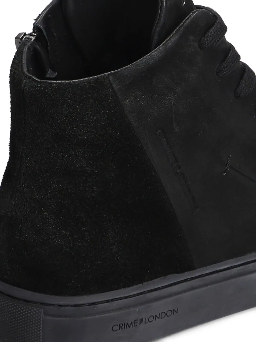 Crime London Minimal Hi-Top Sneakers