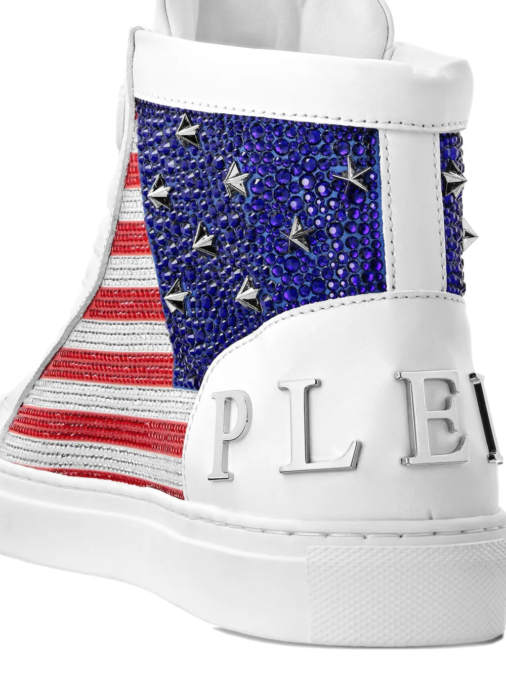 Philipp Plein Rhinestone-Embellished High-Top