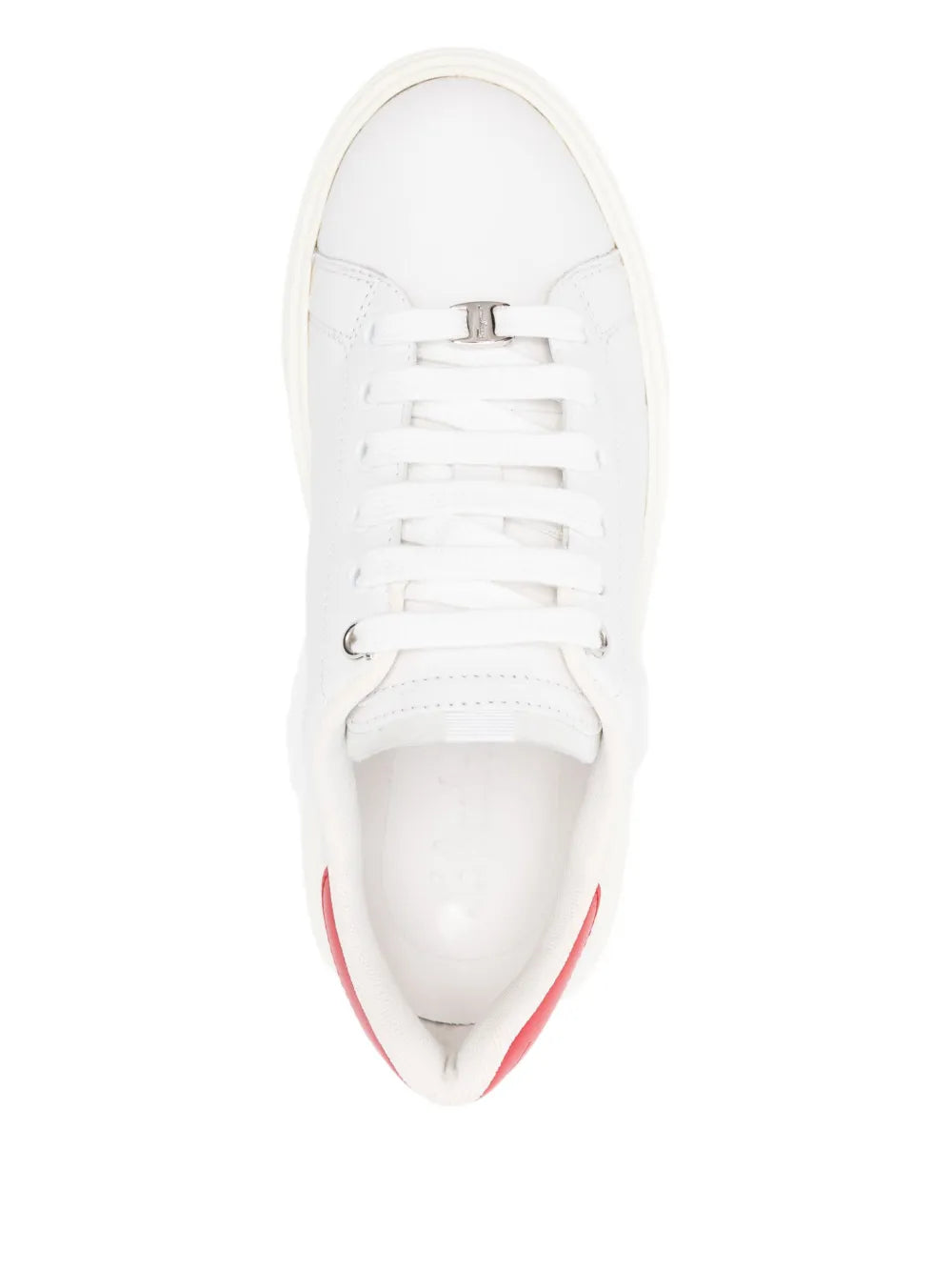 Ferragamo Leather Lace-Up Low-Top