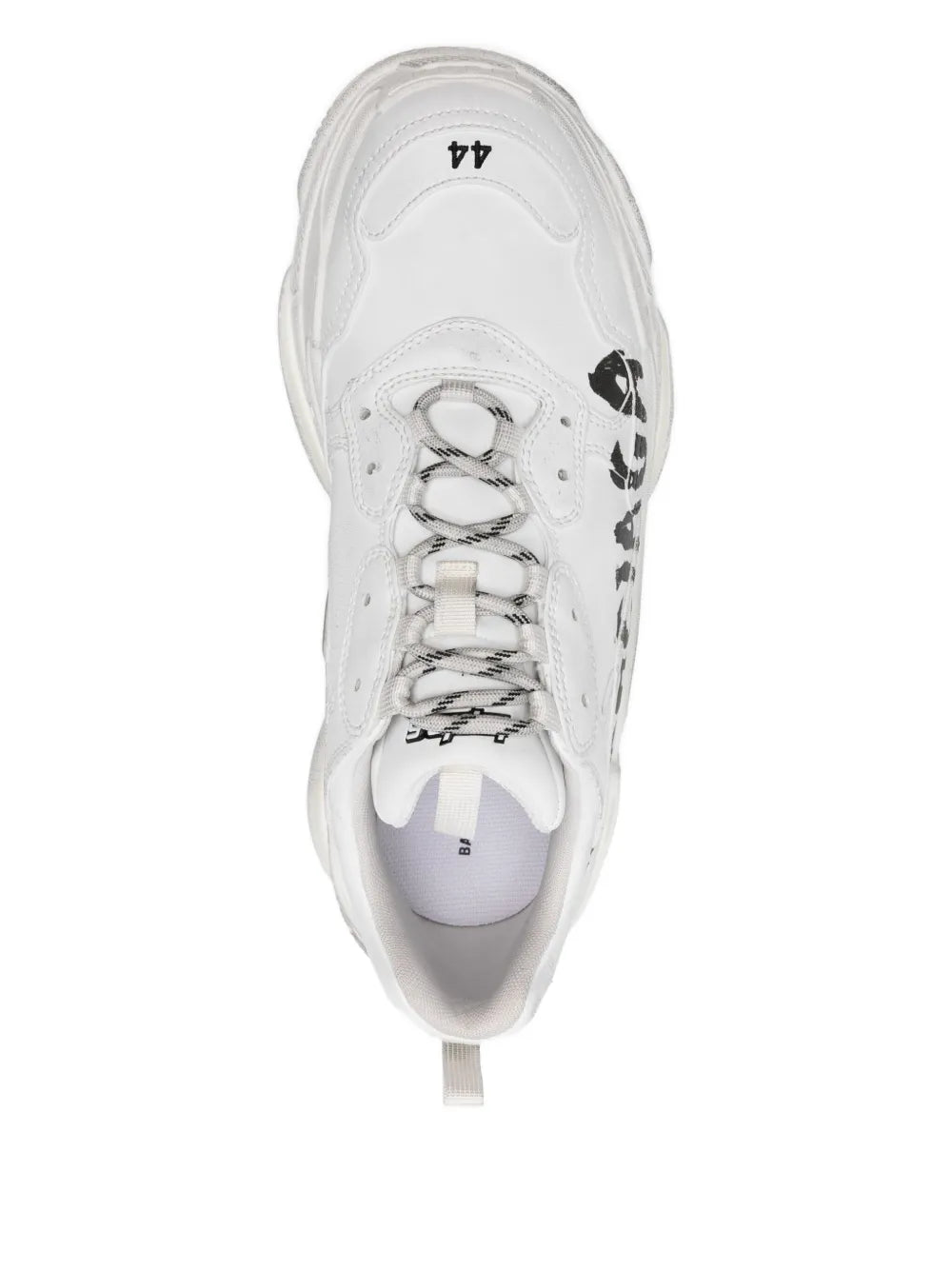 Balenciaga Triple S Graffiti-Print Chunky Sneakers