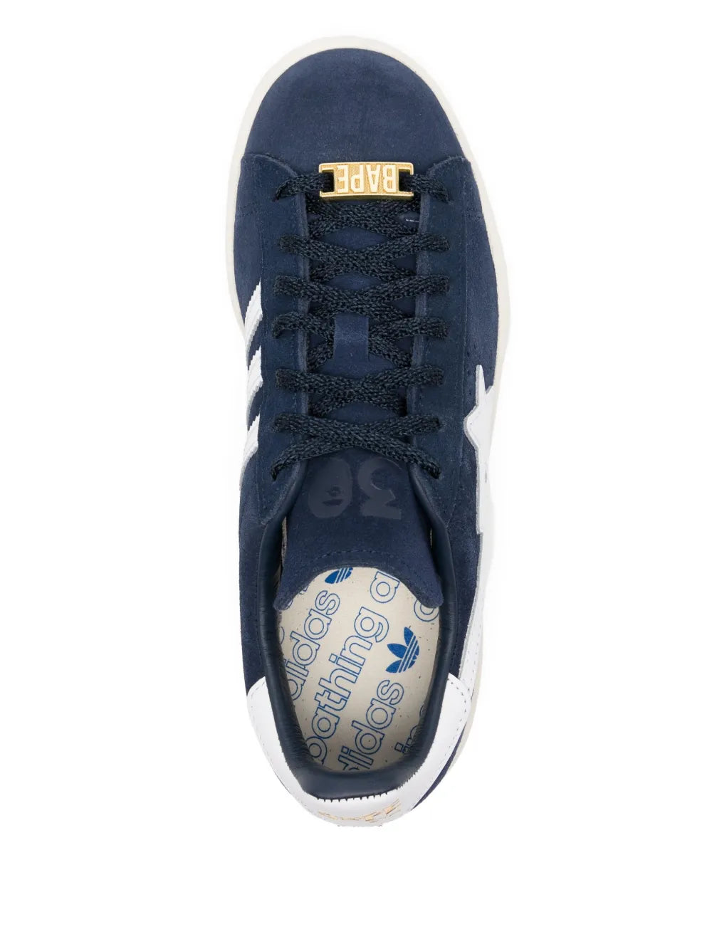 A BATHING APE Star-Patch Suede Trainers