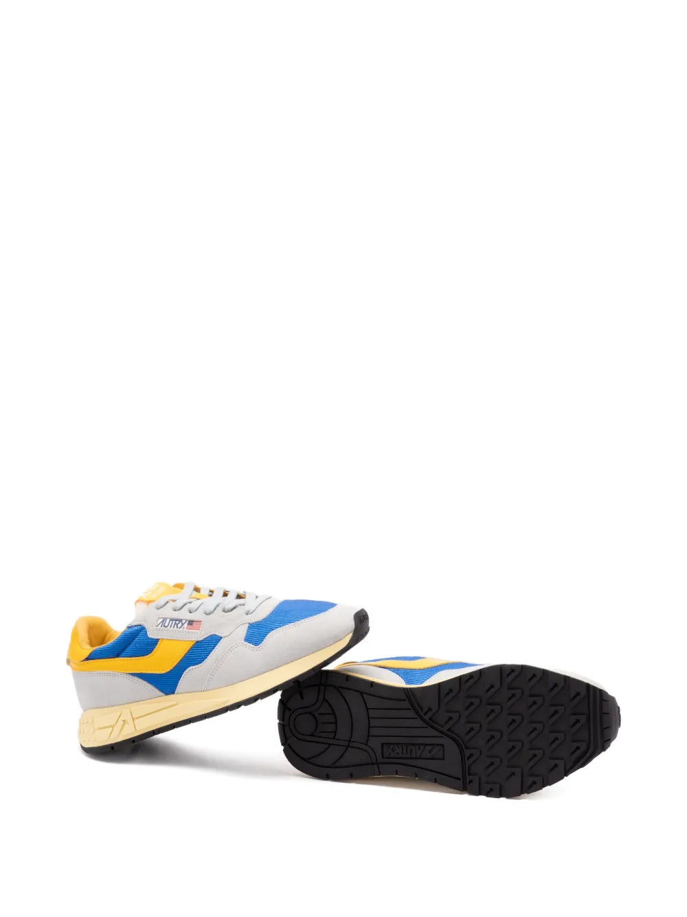 Autry Reelwind Low Suede Panelled Sneakers
