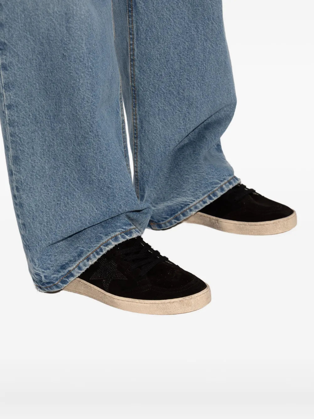 Golden Goose Suede Logo-Detail