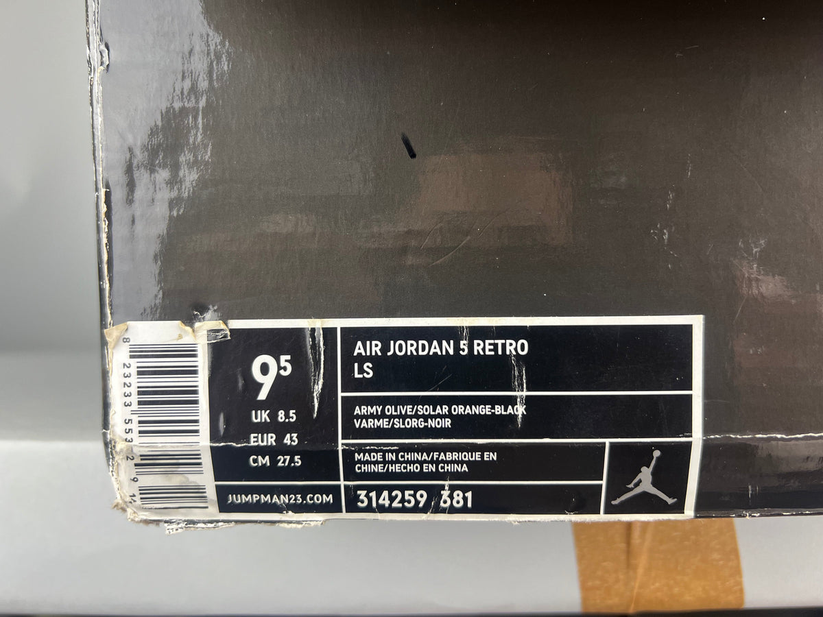 Jordan 5 Retro Olive (2006) - Size 43 (ARCHIVE)