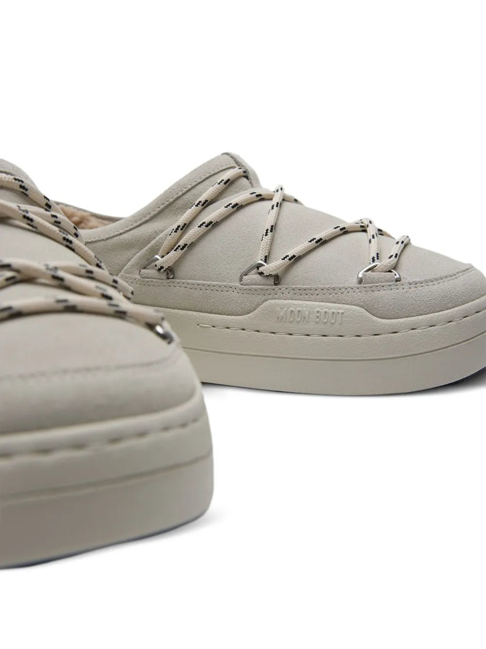 Moon Boot Park Lace-Up Shearling Slip-Ons