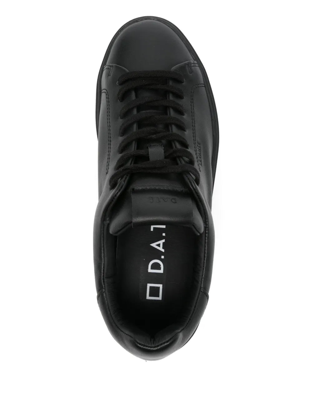 D.A.T.E. Leather Lace-Up Sneakers