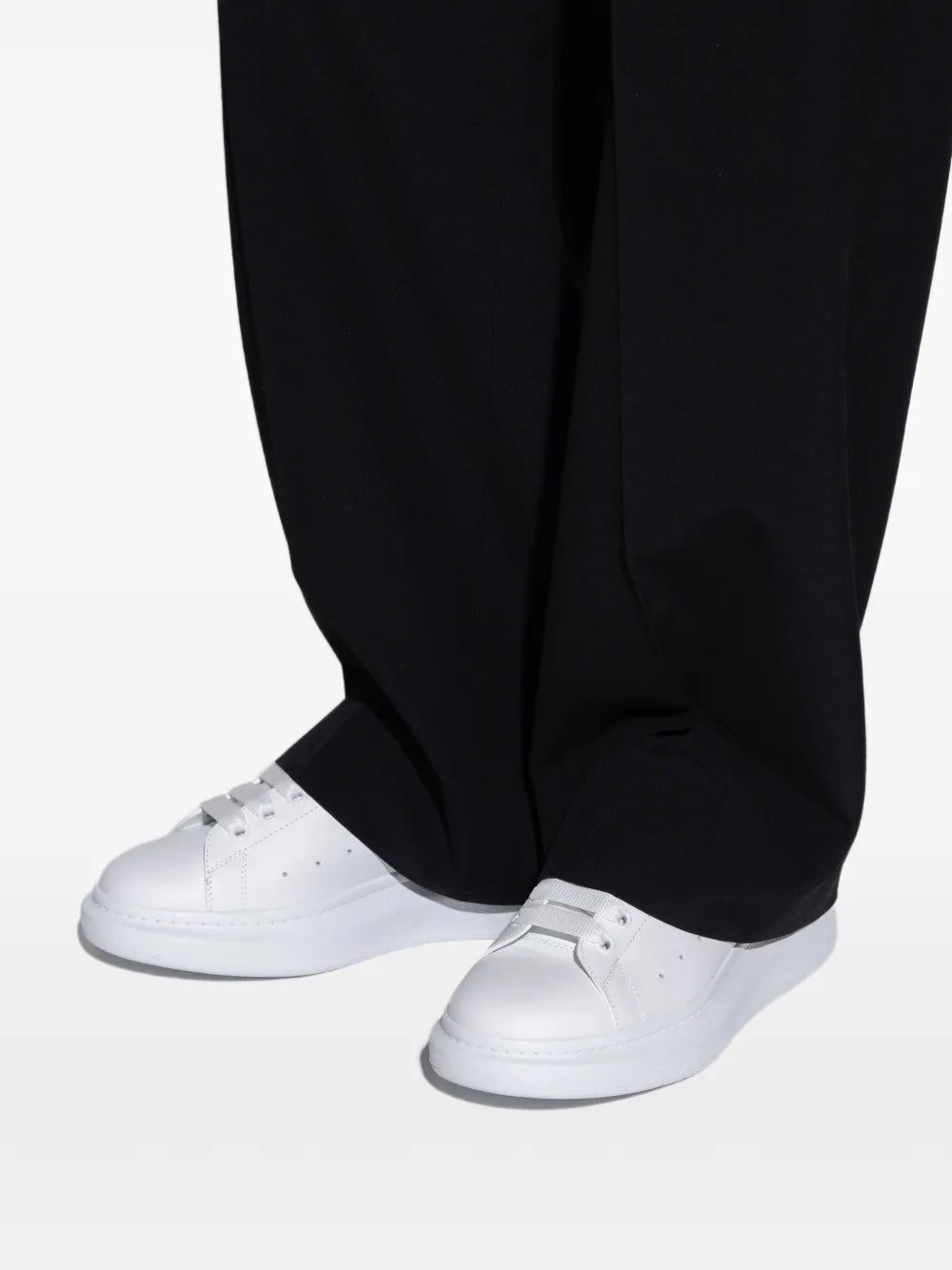 Alexander Mcqueen Embellished-Heel Sneakers