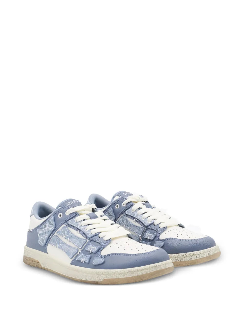 Amiri Skel Bandana Skeleton Low Top Sneakers