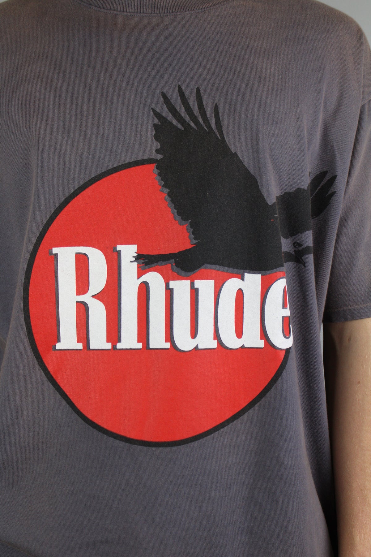 Rhude Eagle Logo Tee 'Vintage Grey'
