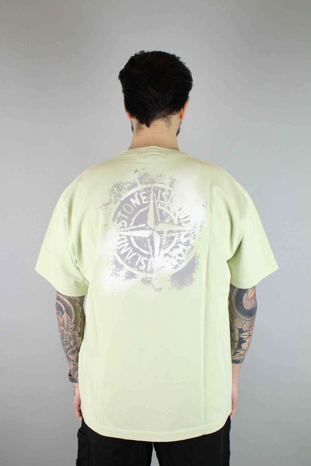 Stone Island Faded Logo T-Shirt 'Pistachio'