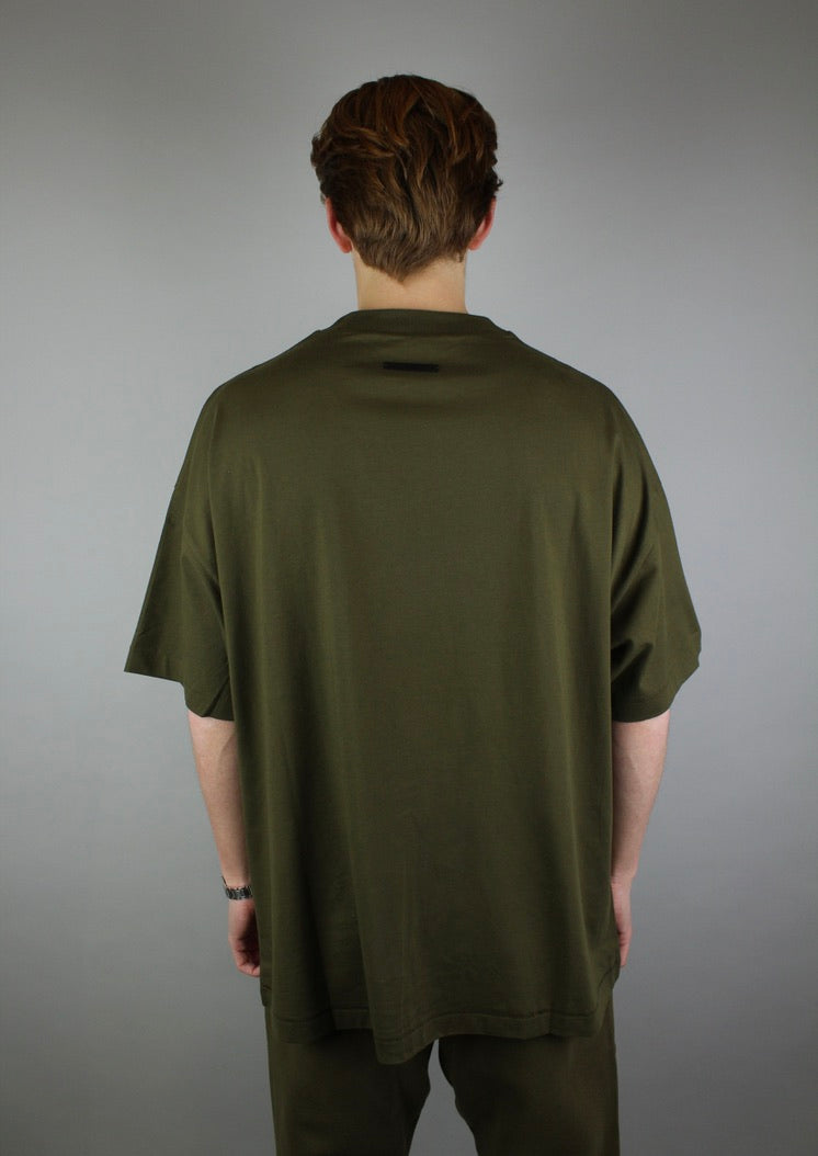 Fear of God Essentials Jersey Crewneck Tee 'Olive'