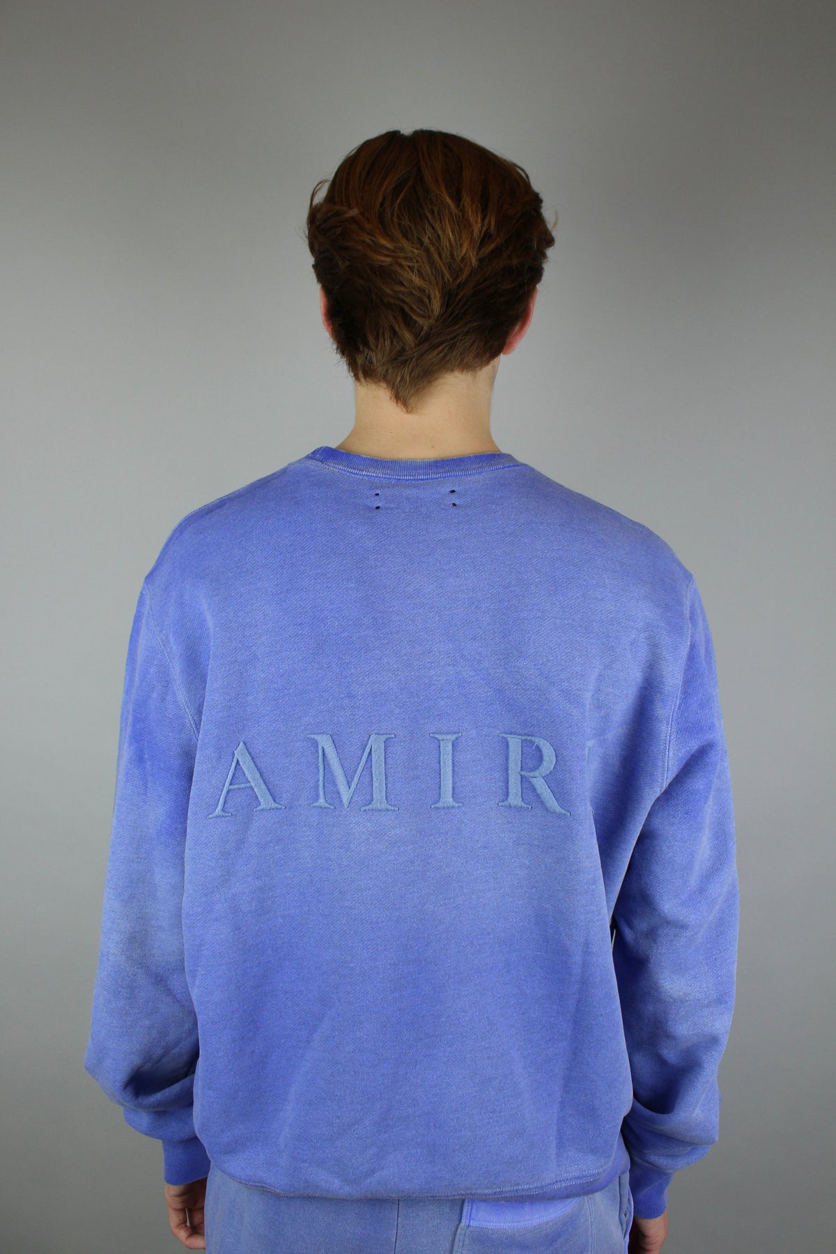Amiri MA Bar Logo Crewneck 'Blue'