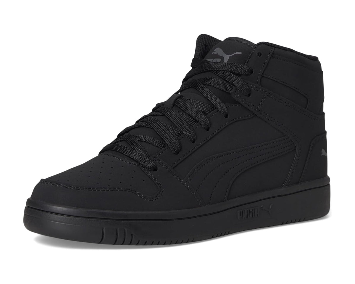 Men's PUMA Rebound Layup Sneakers Puma Black/Puma Black/Castlerock