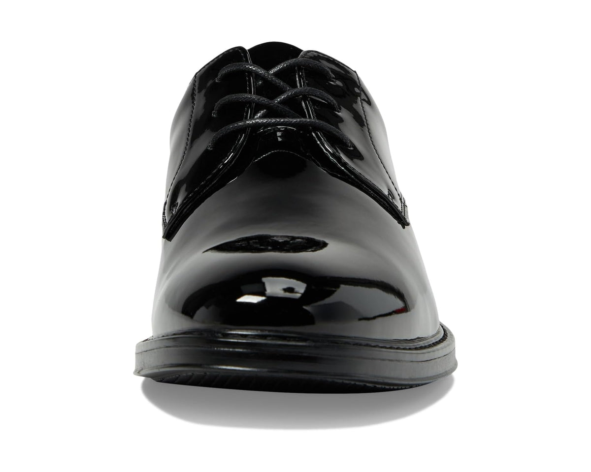Men's Nunn Bush Centro Flex Formal Plain Toe Oxford Black Patent