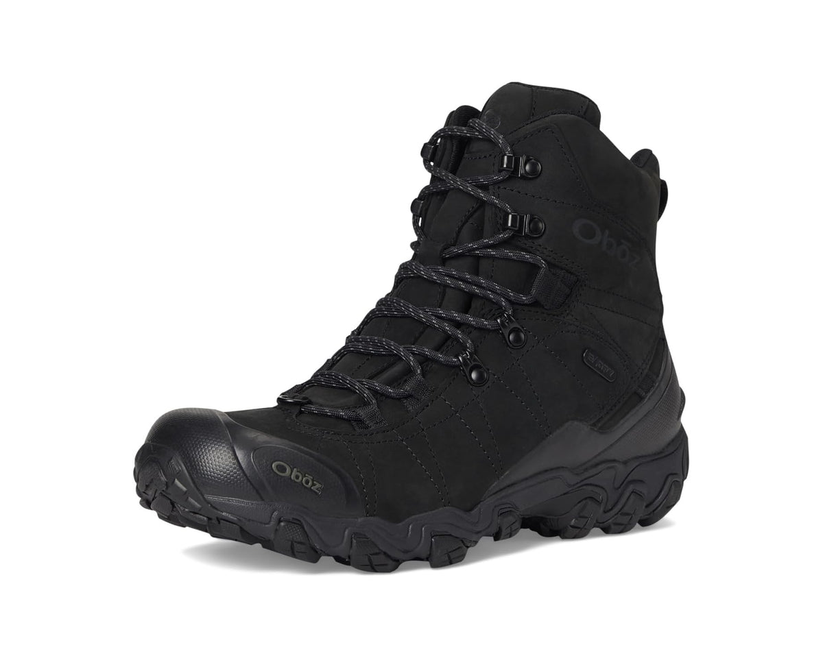 Men's Oboz Bridger Insulated Waterproof 8 Black Sea