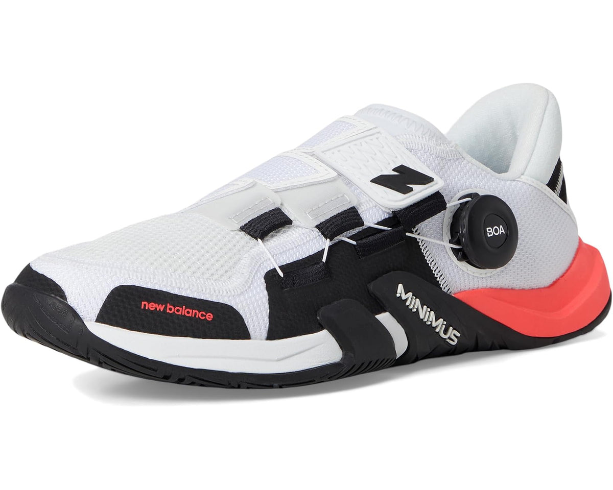 Men's New Balance Minimus TR BOA® v2 White/Black/Urgent Red