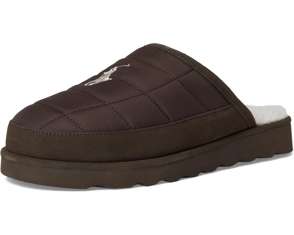 Men's Polo Ralph Lauren Reade Scuff II Slippers Chocolate/Cream