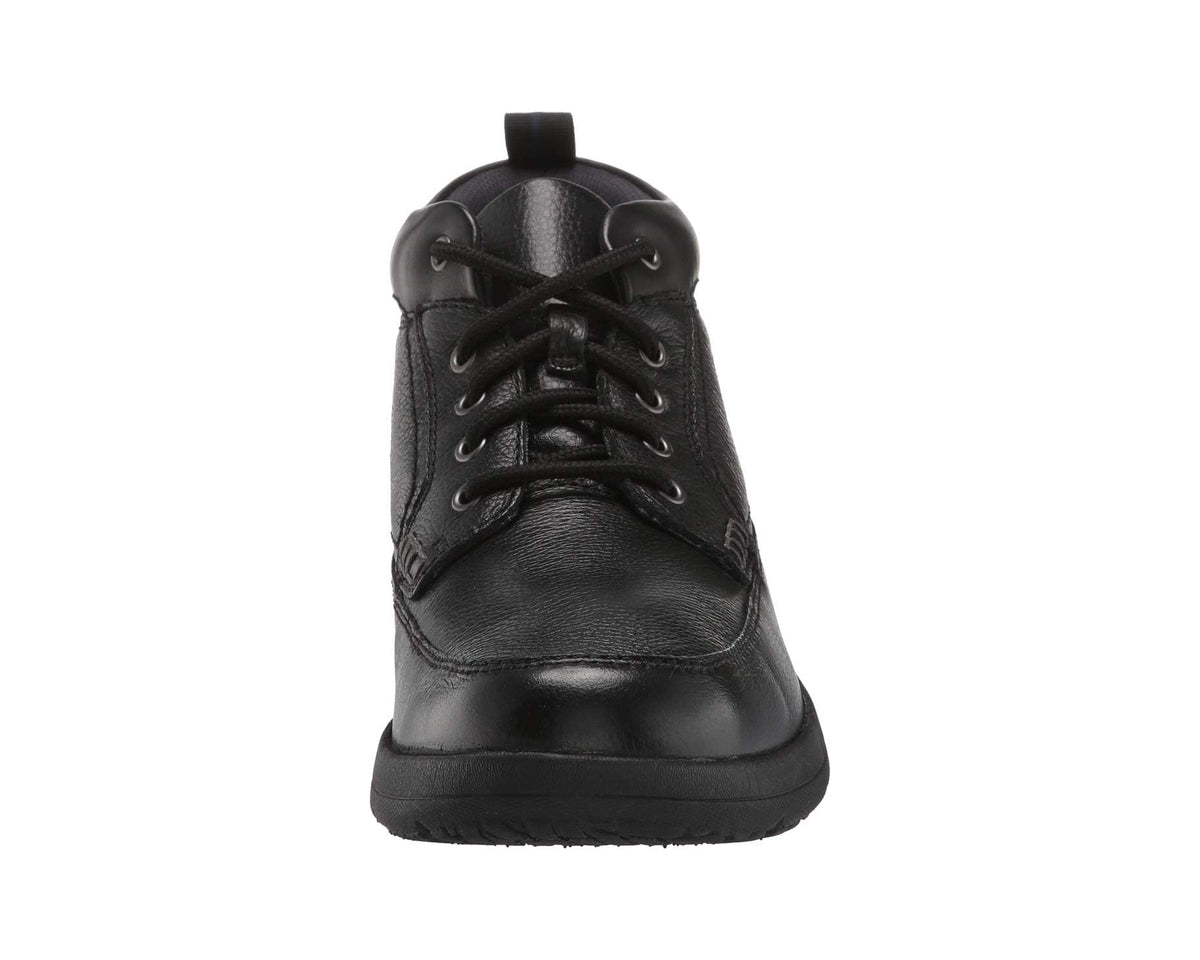 Men's Nunn Bush Cam Moc Toe Boot Black Tumbled
