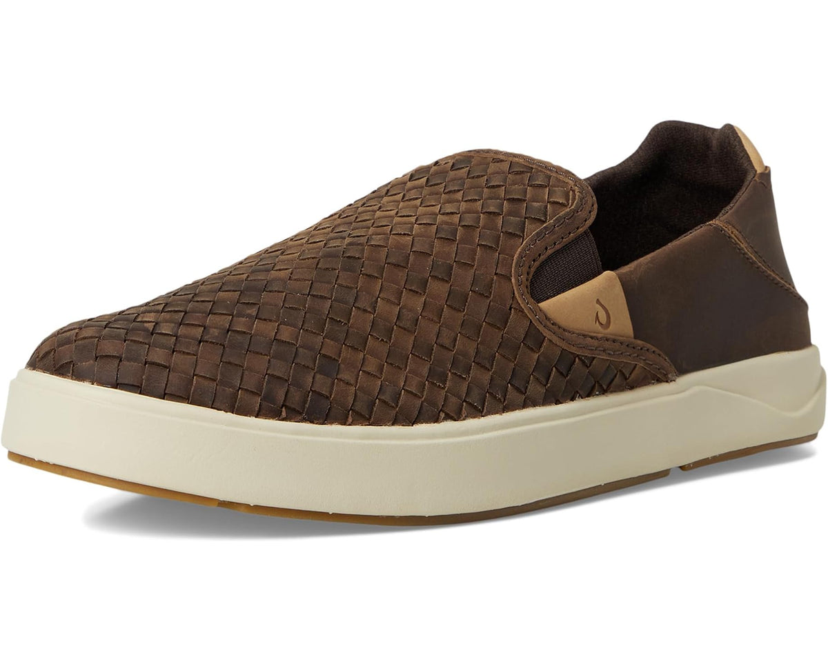 Men's OluKai Lae'ahi Lauhala Dark Java/Dark Java