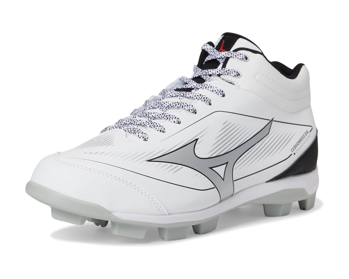 Men's Mizuno Cushionrevo Diamond Mid Tpu White/Black