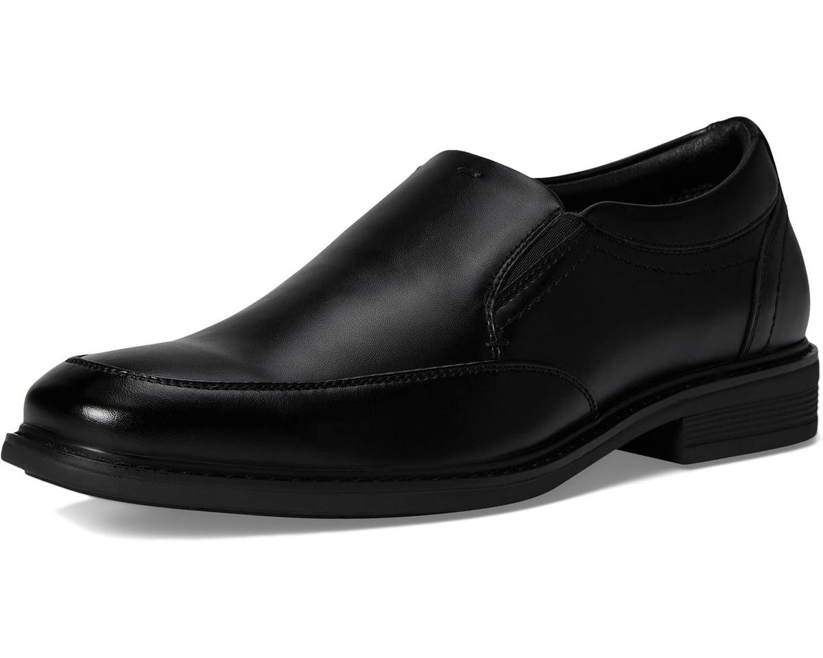 Men's Nunn Bush Jarvis Moccasin Toe Slip-On Dress Casual Business Loafers Black