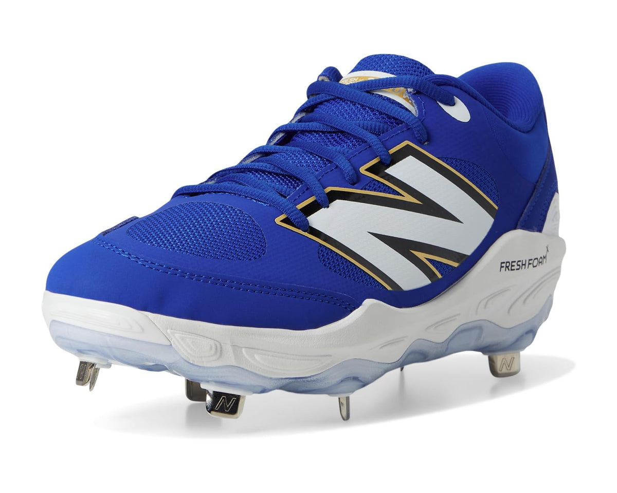 Men's New Balance Fresh Foam X 3000v7 Baseball Cleats Team Royal/White