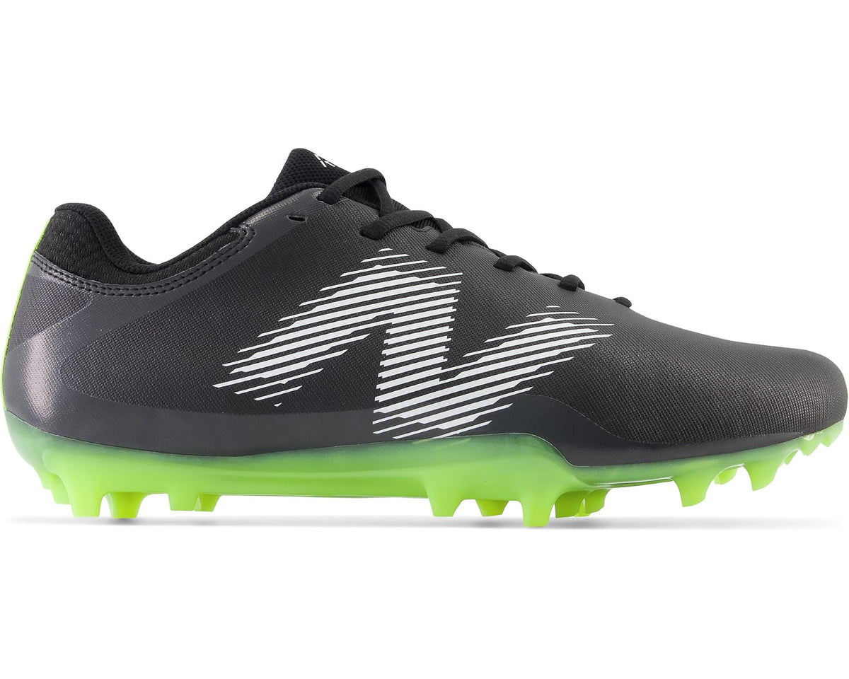 Men's New Balance Rush V4 Low Lacrosse Cleats Black/Black