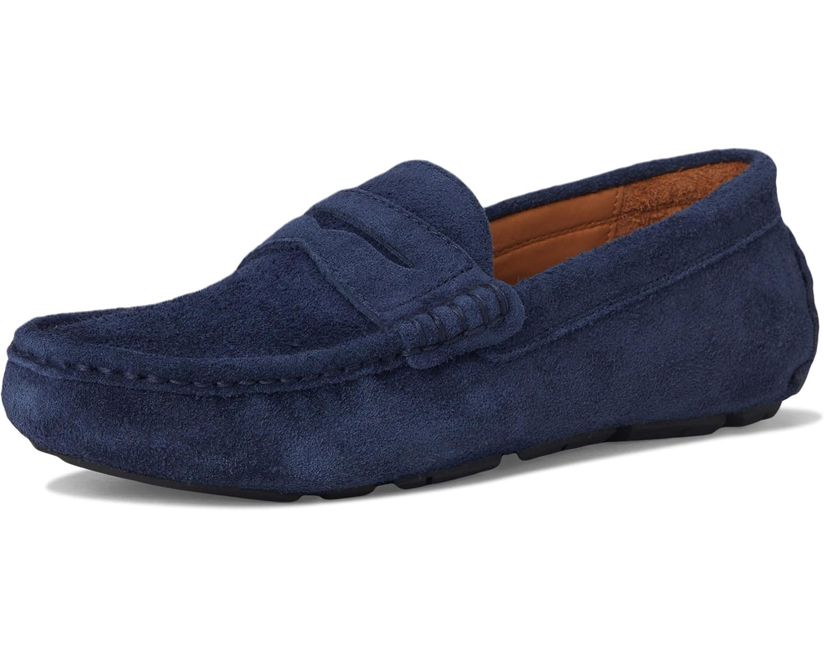Men's Polo Ralph Lauren Anders Suede Penny Drivers Hunter Navy