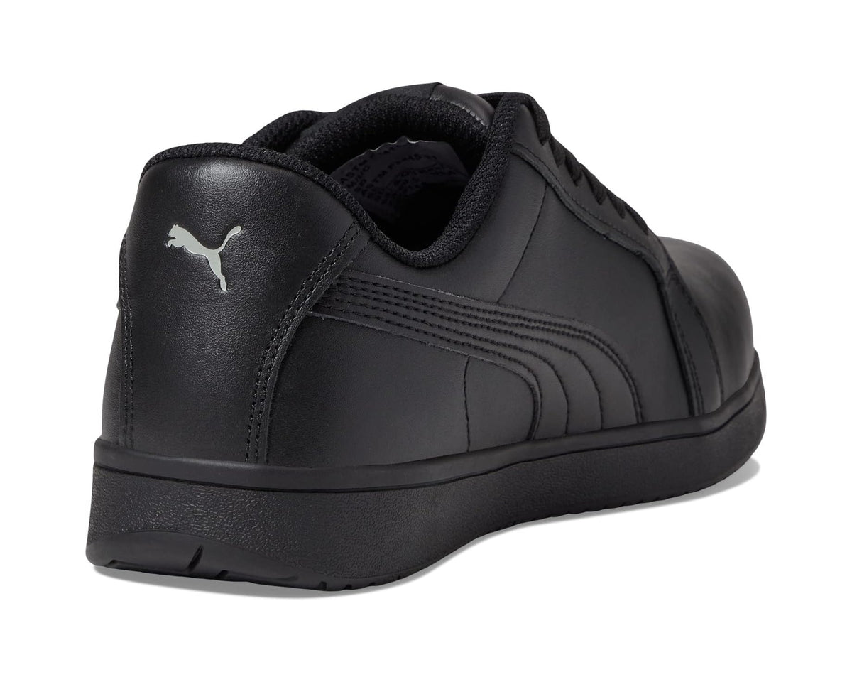 Men's PUMA Safety Iconic Leather Low ASTM SD Black/Black