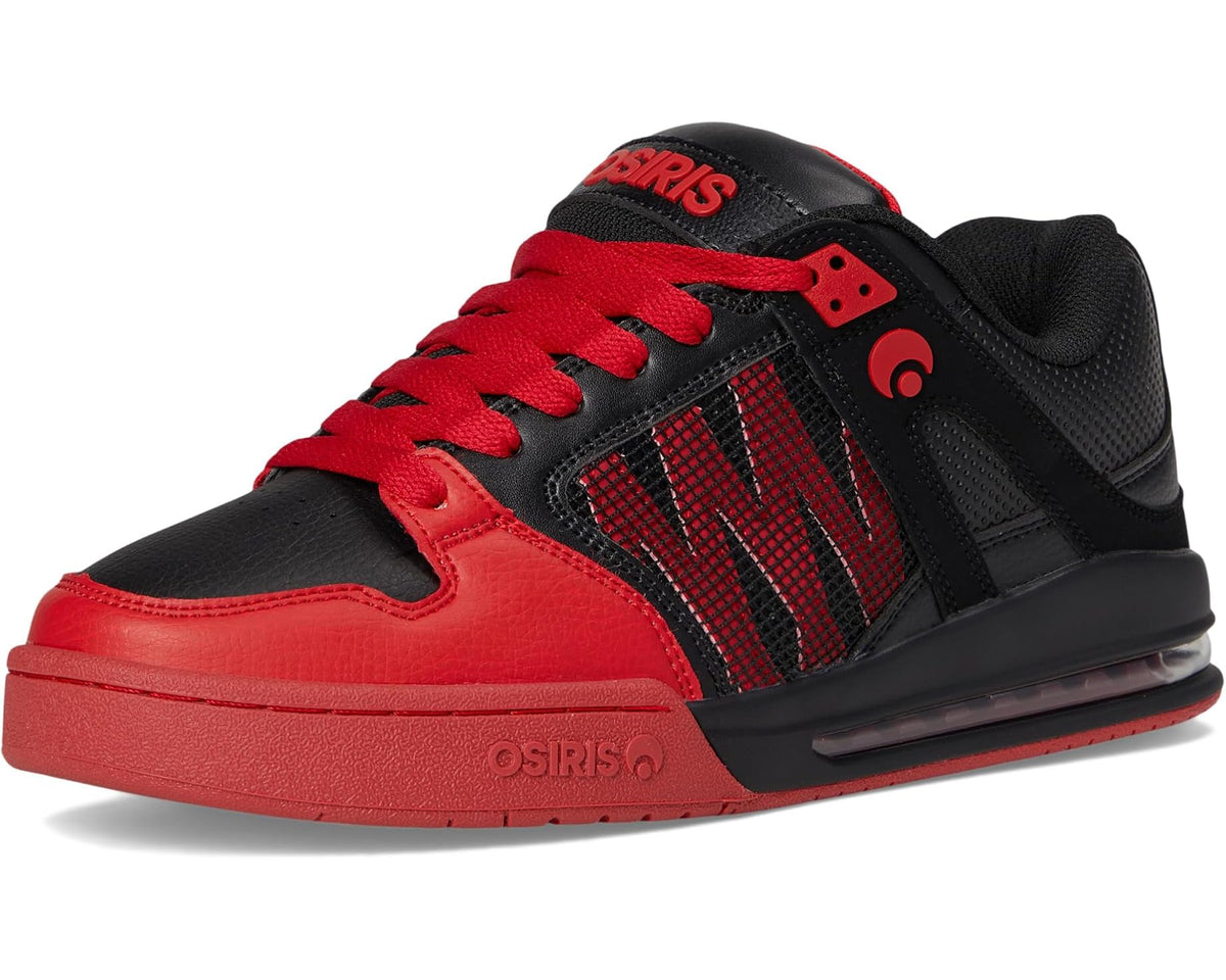 Men's Osiris Pixel Black/Red/Gum