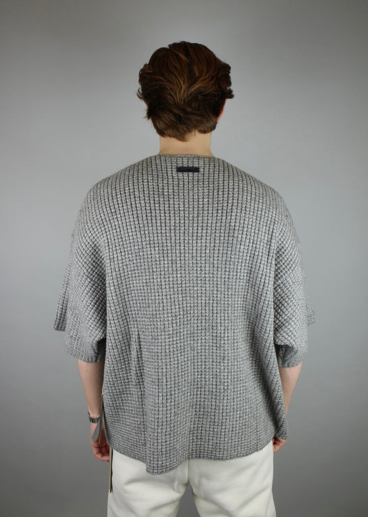 Fear of God Essentials Heavy Waffle Short Sleeve 'Dark Heather'