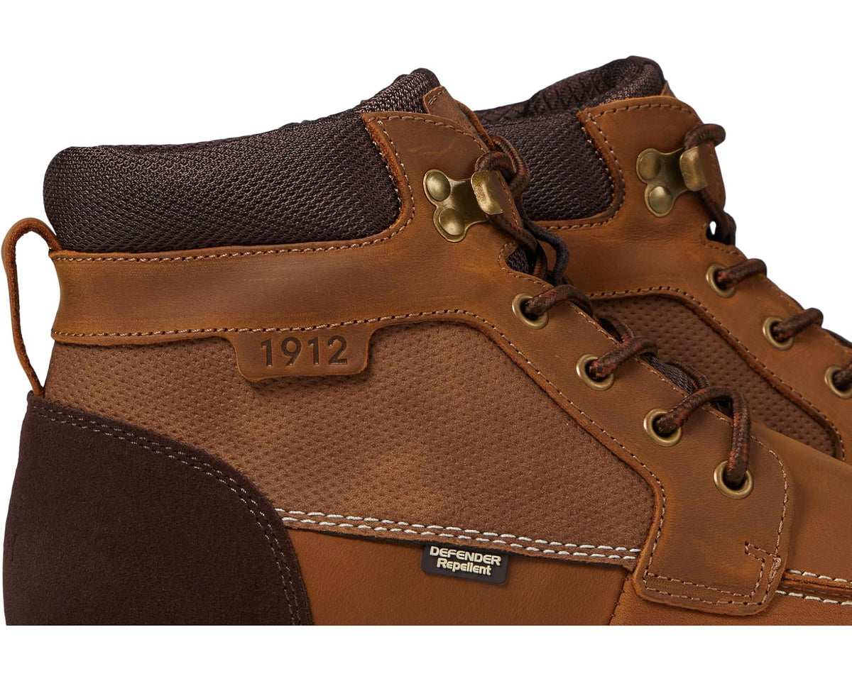 Men's Nunn Bush Karnak Moc Toe Boots Lightweight Comfortable Chukka Tan