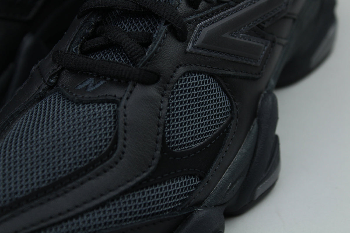 New Balance 9060 'Triple Black Leather'