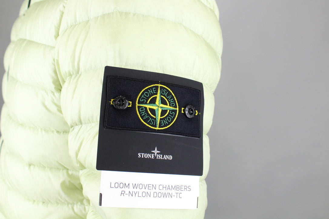 Stone Island Giubbotto Vera Piuma Jacket 'Pistachio'