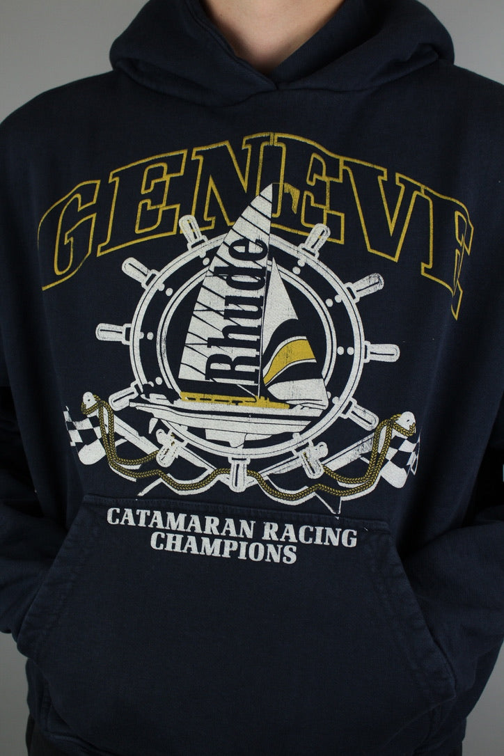 Rhude Geneve Catamaran Hoodie 'Vintage Black'