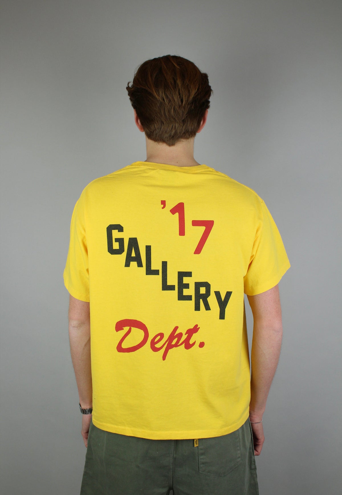 Gallery Dept. Boxing Merch Tee 'Gold Yellow'