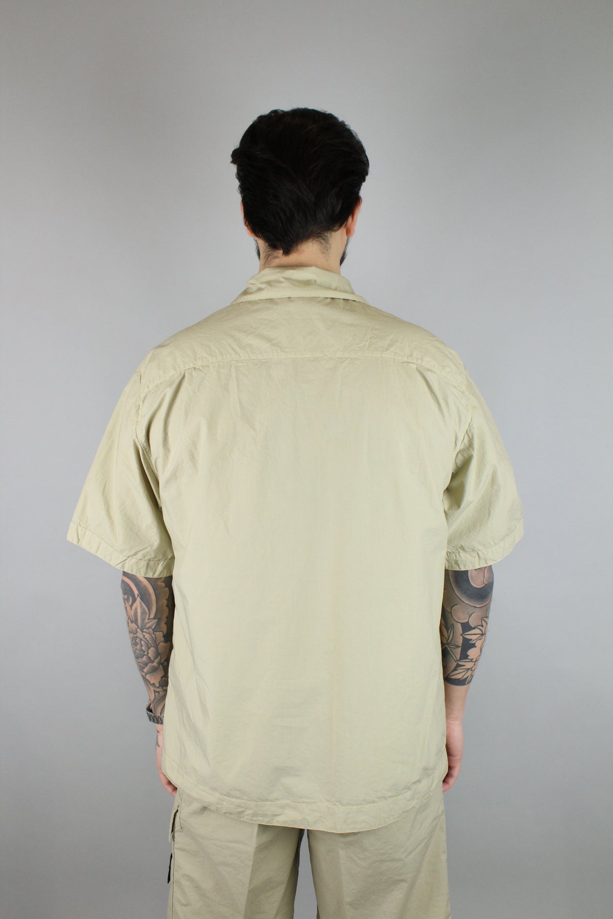 Stone Island Detailed Overshirt 'Sand'
