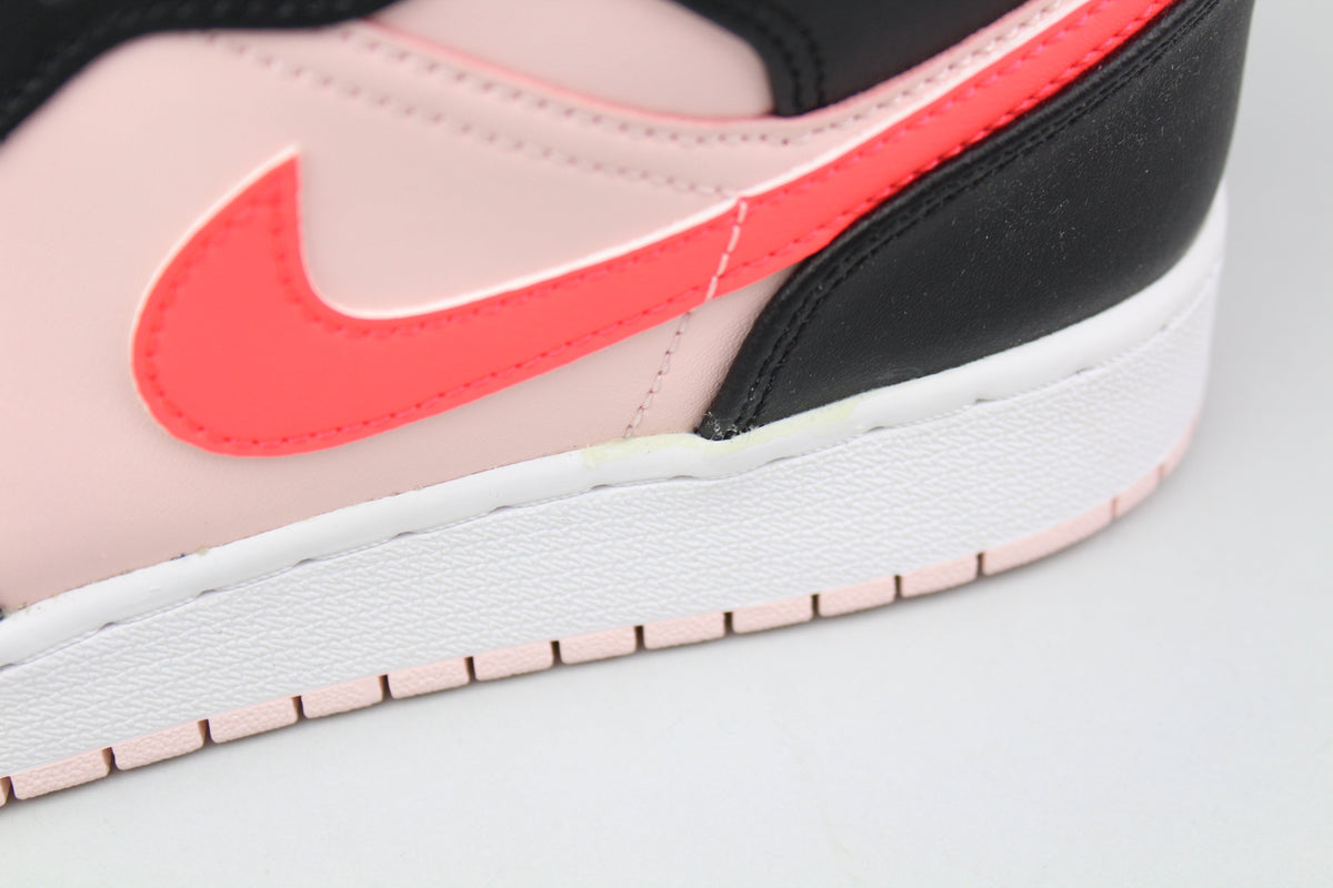Jordan 1 Mid 'Black Pink Crimson' (GS) - Size 39 (ARCHIVE)