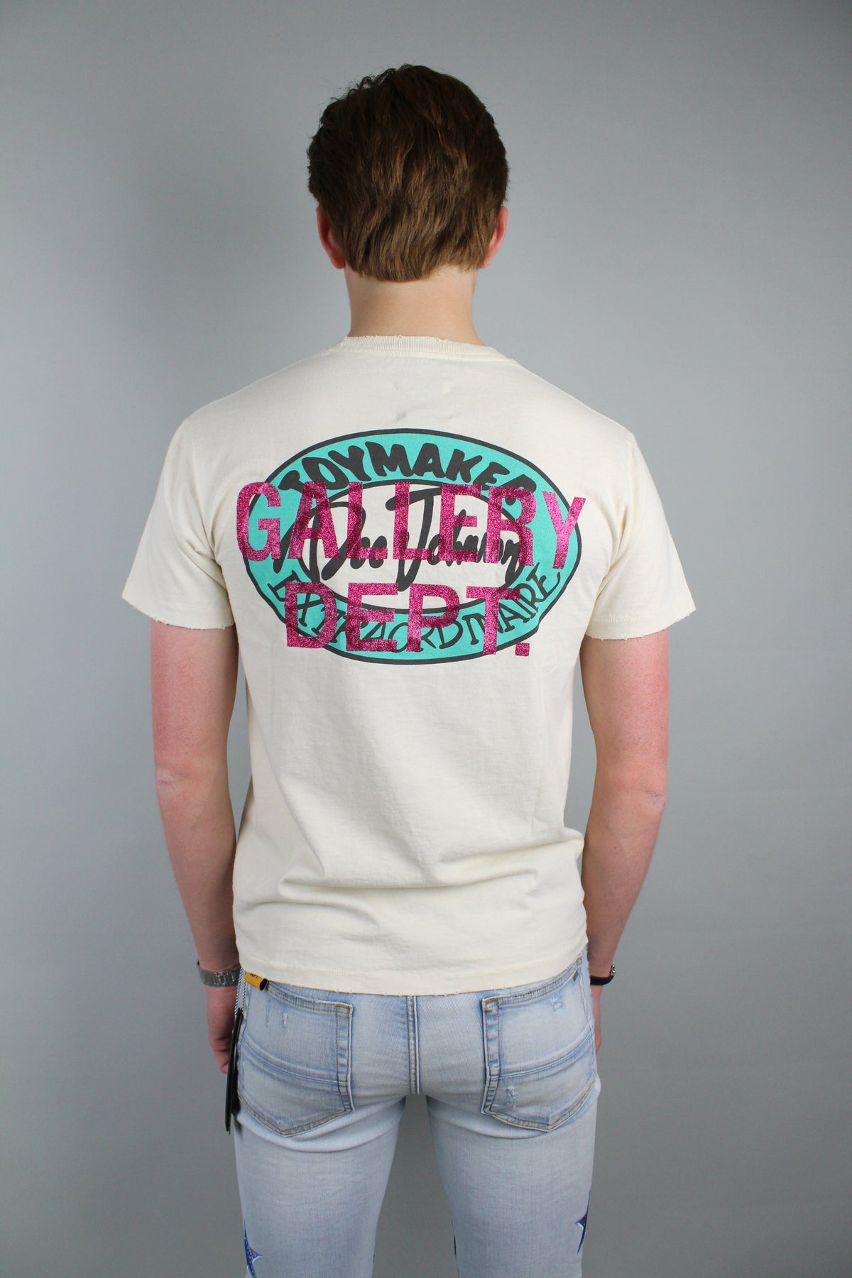Gallery Dept. Dead Batteries T-Shirt 'Antique White'