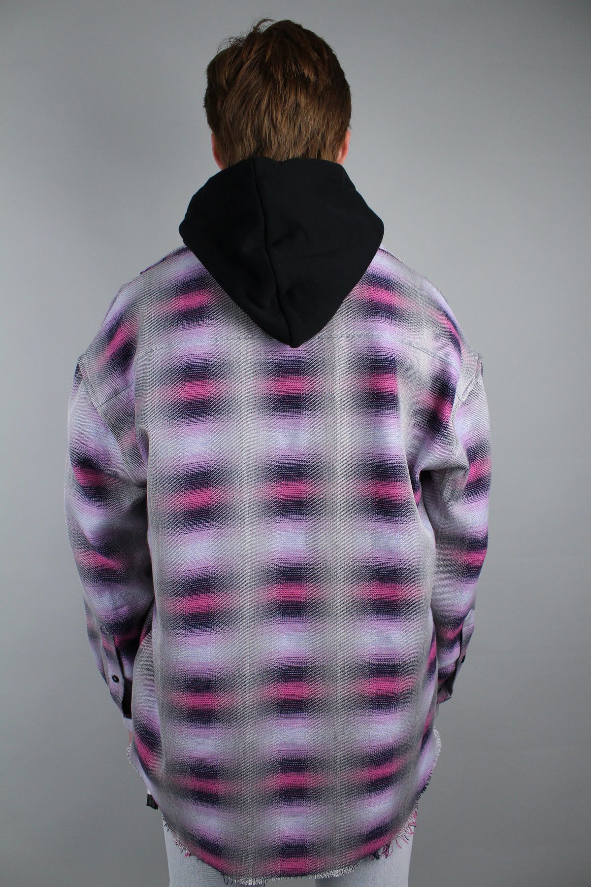Amiri Oversized Flannel (Purple/Pink)