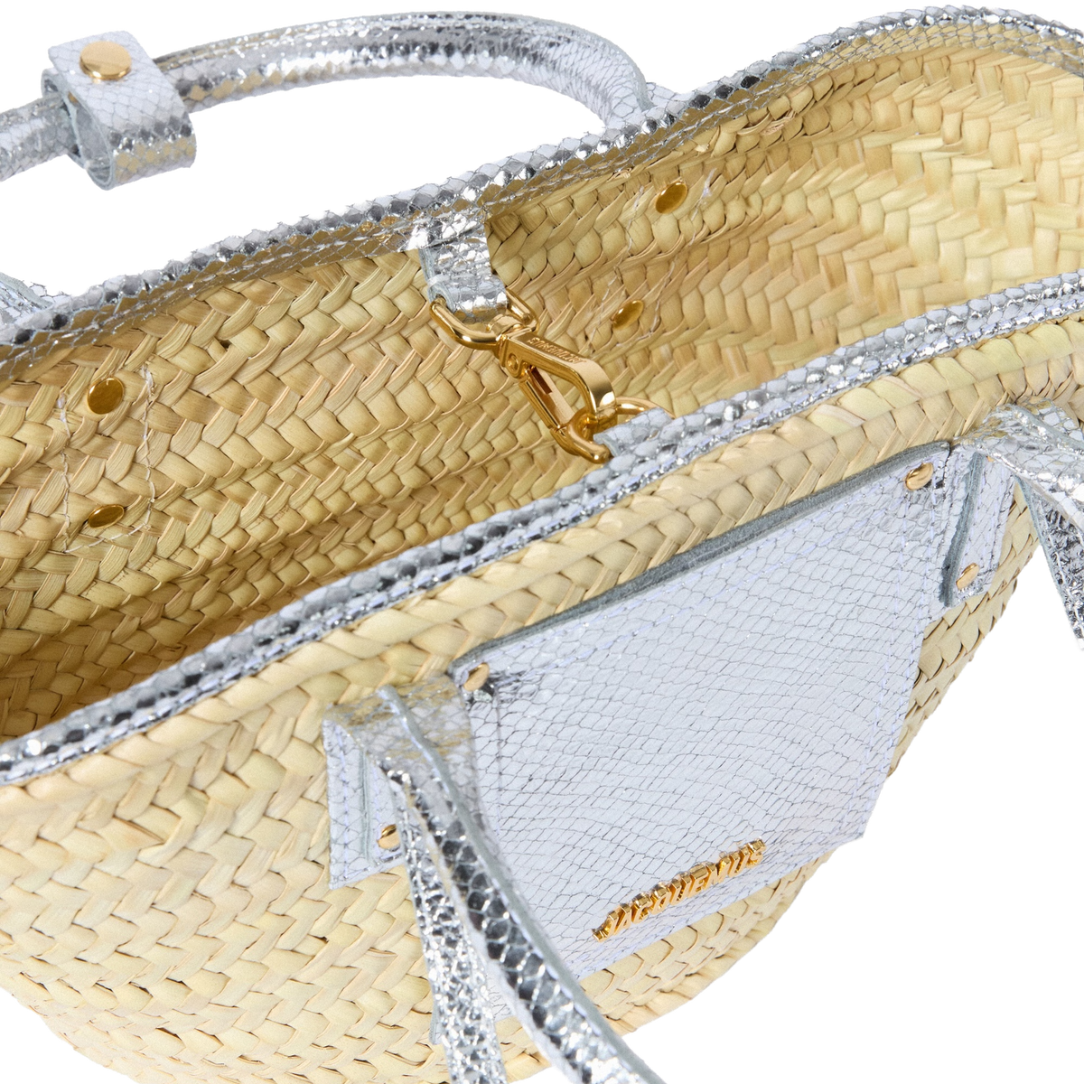 Jacquemus The Small Soli Basket 'Silver'