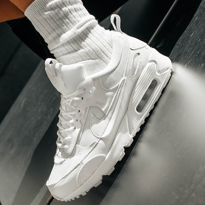 Nike Air Max 90 Futura 'Triple White' (W)