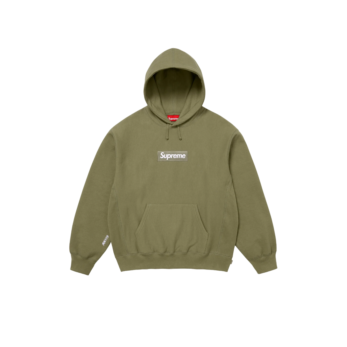 Supreme Box Logo Hoodie 'Light Olive'